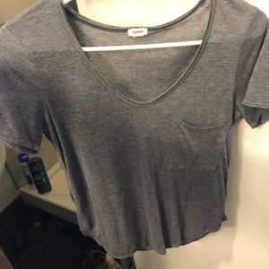 Cute grey v-neck